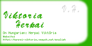 viktoria herpai business card